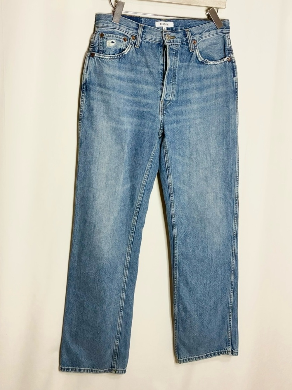 Re/Done 90s High Loose Jeans - Picture 3 of 8